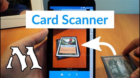 Magic card value scannet